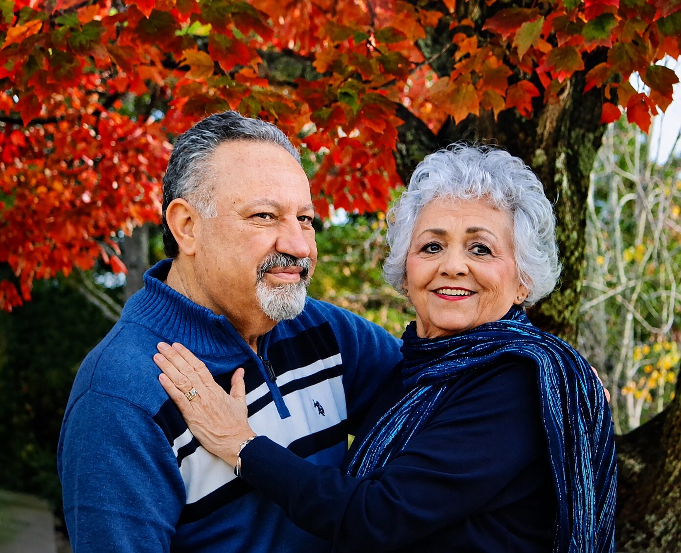 Walid and his wife together